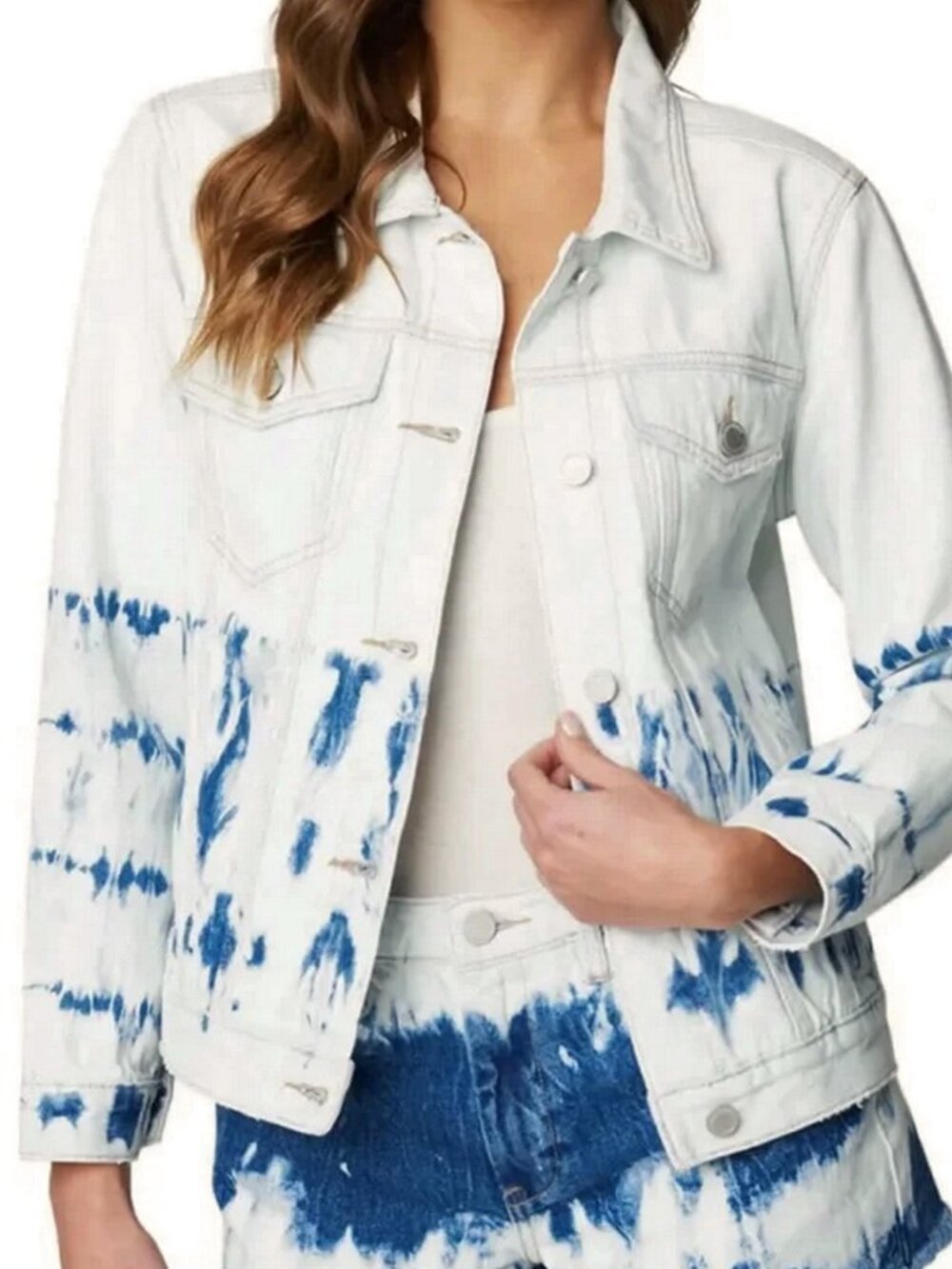 Blank NYC Tie Dye Denim Jacket